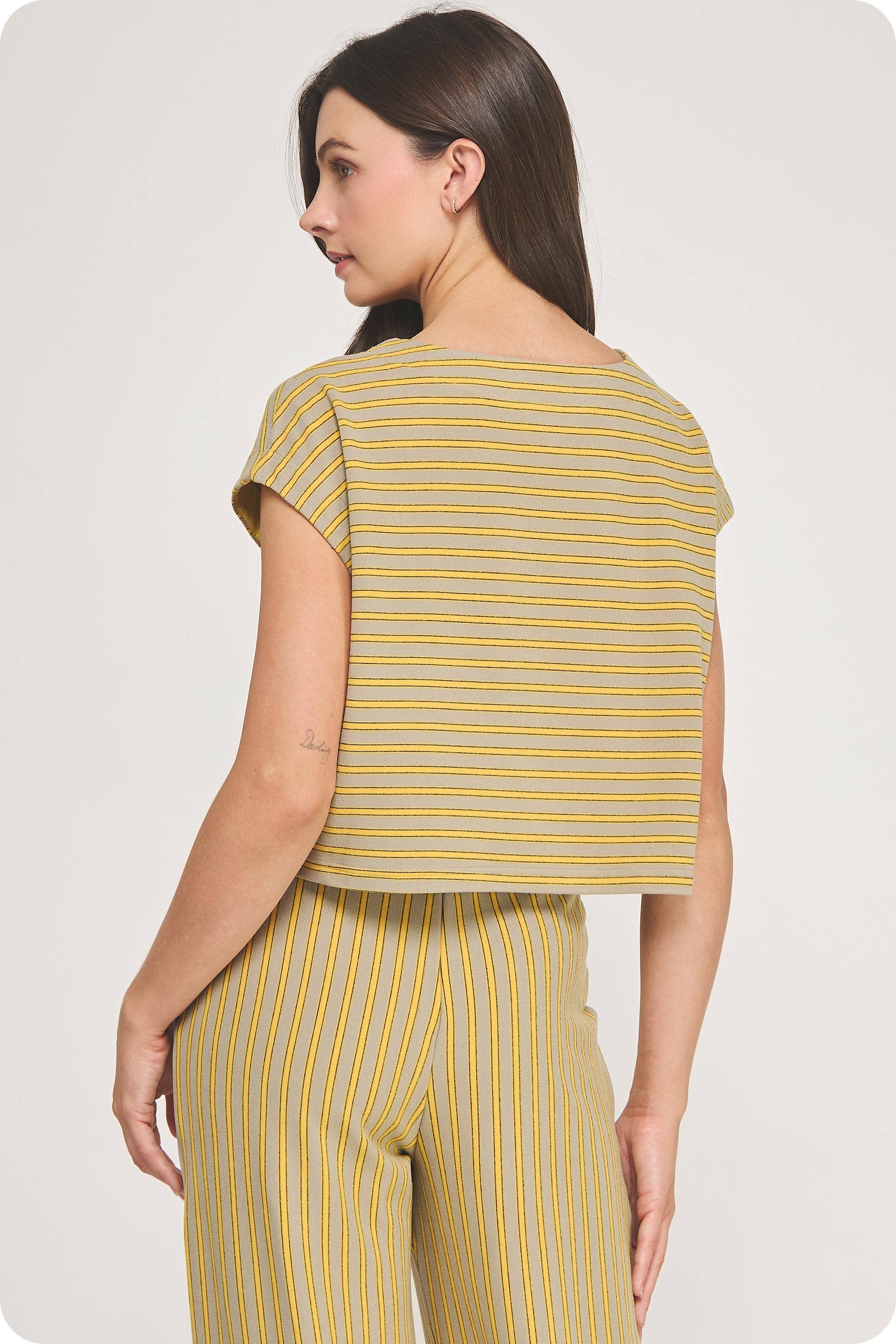 Striped Knit Top