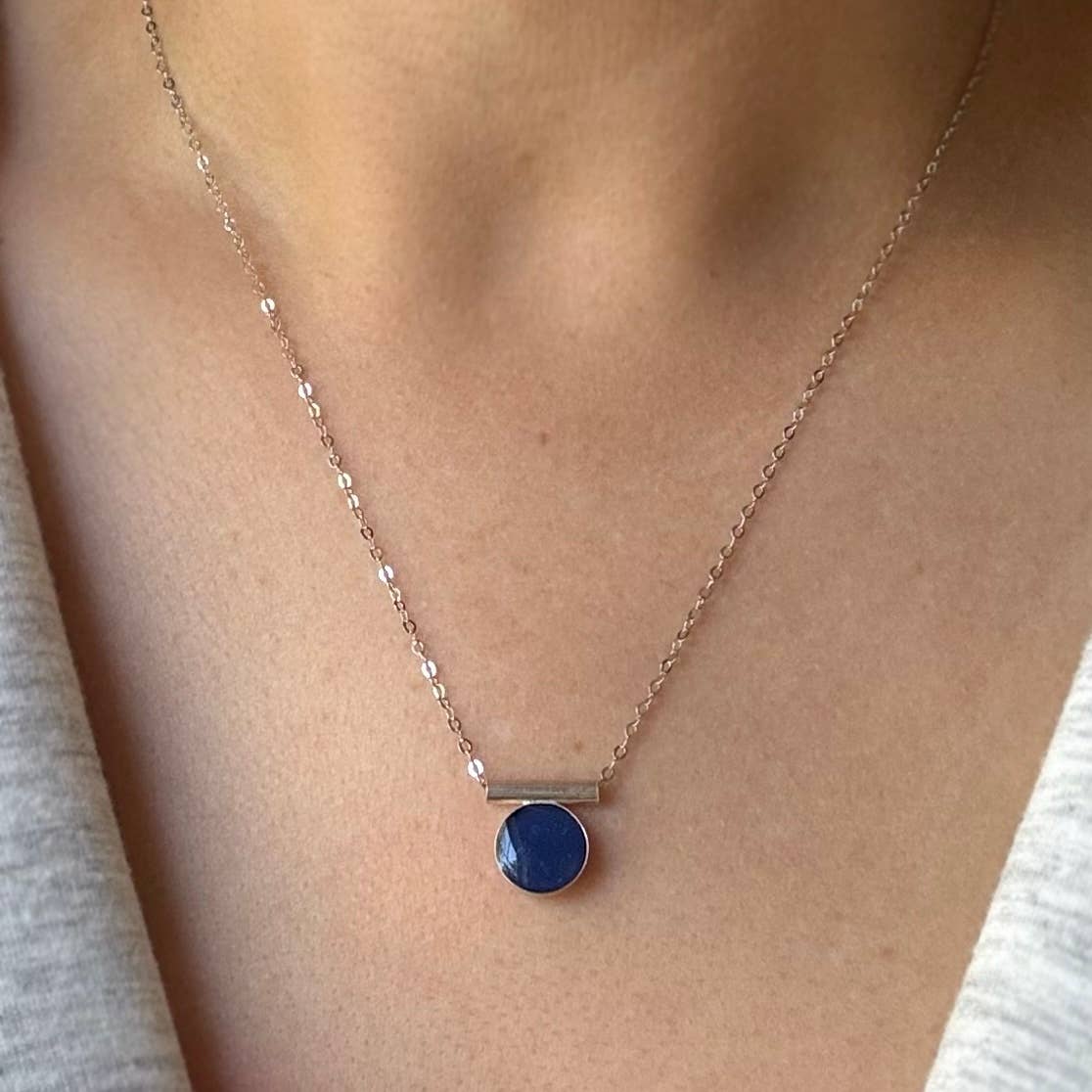Sapphire Chiefe Necklace - 14K Gold Fill