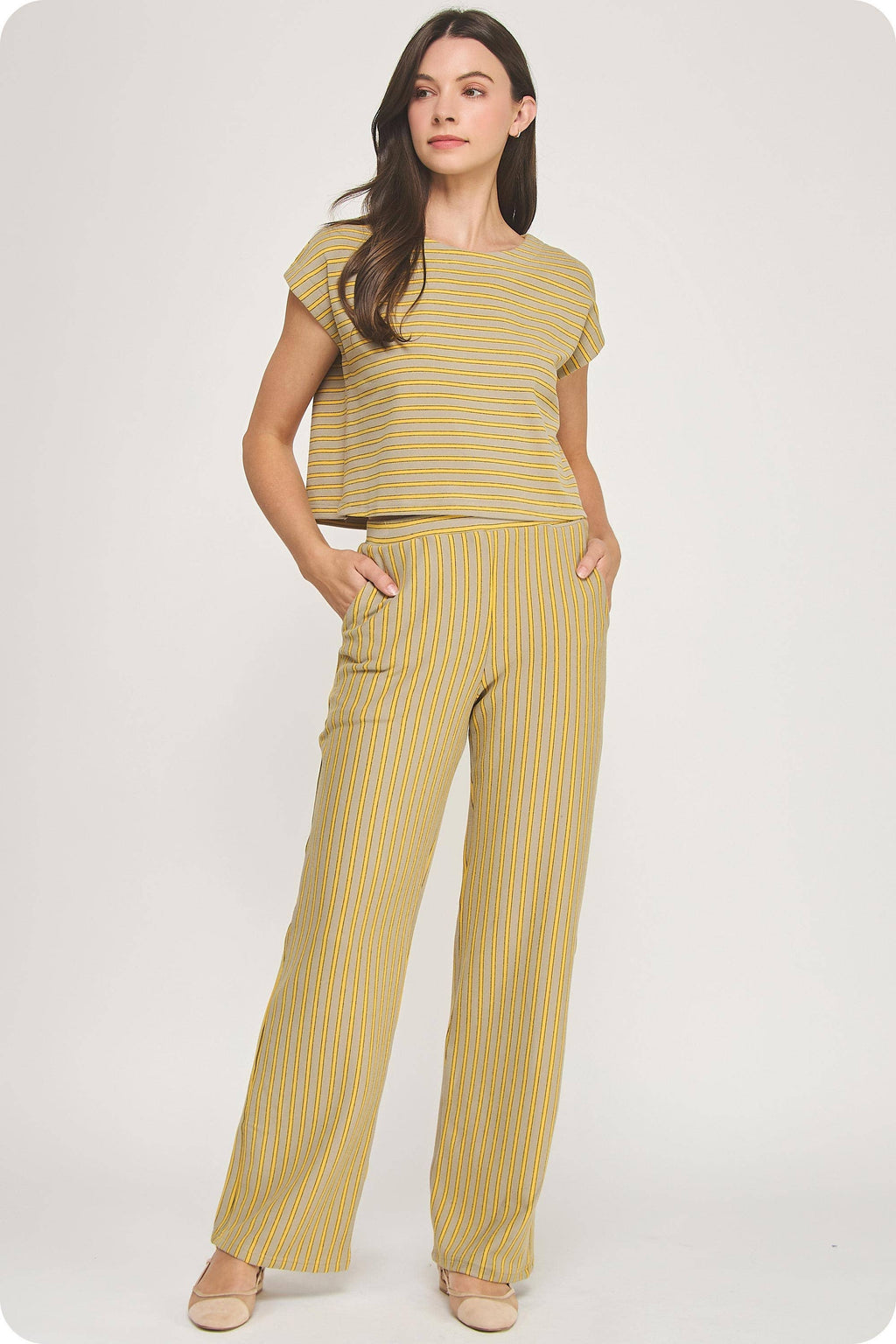 Striped Knit Top