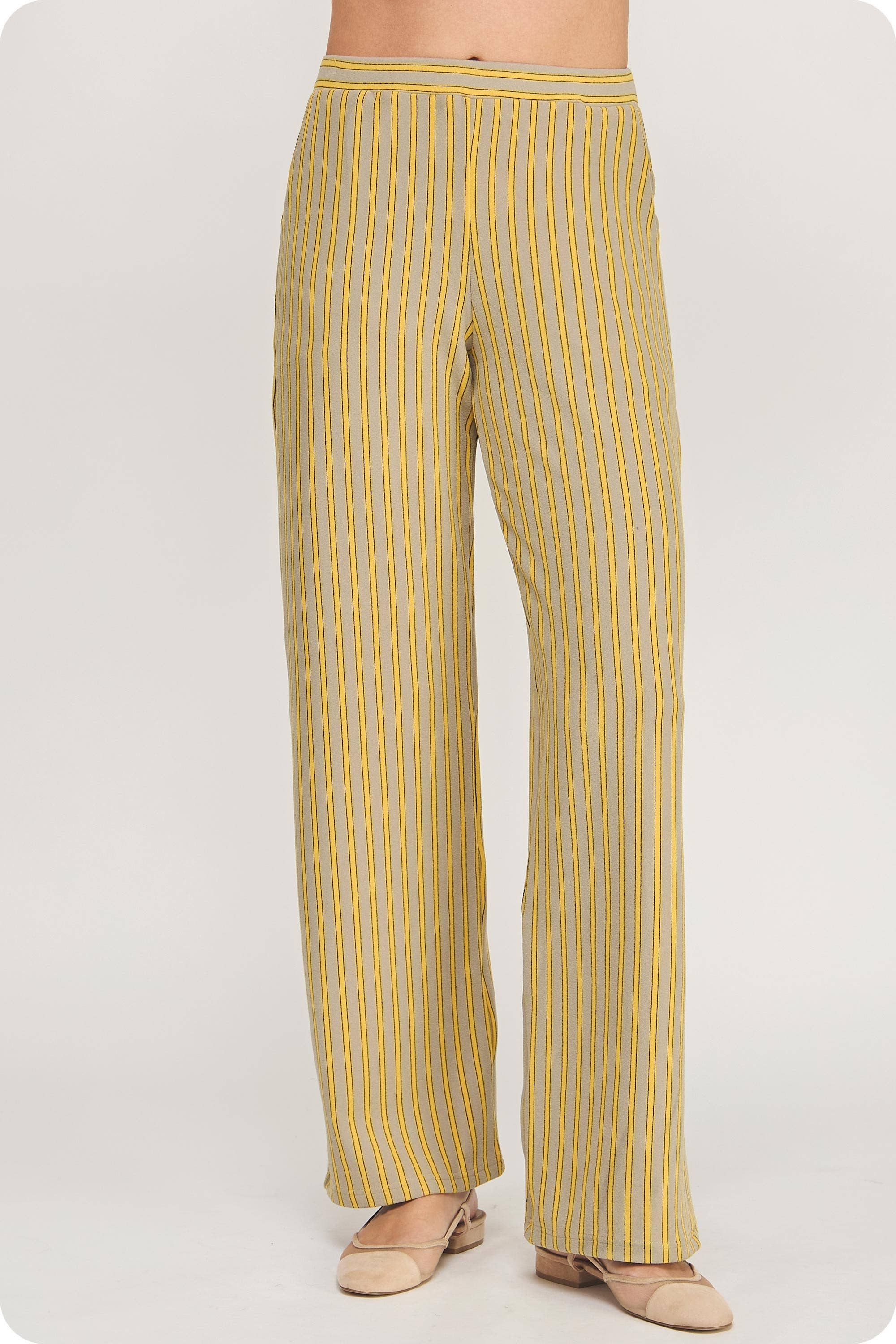 Striped Knit Pants