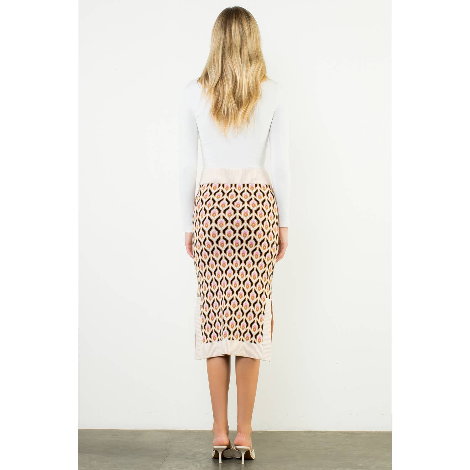Retro Vibes Midi Skirt