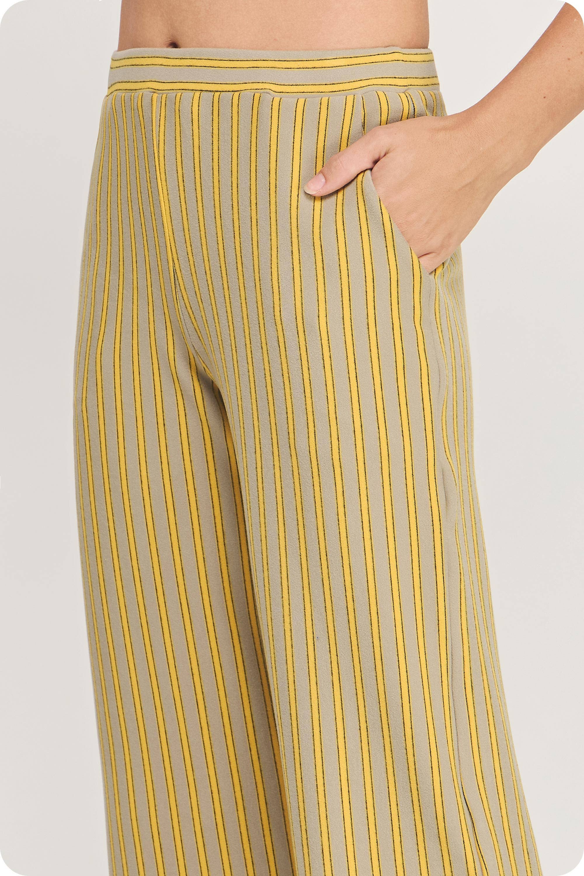 Striped Knit Pants