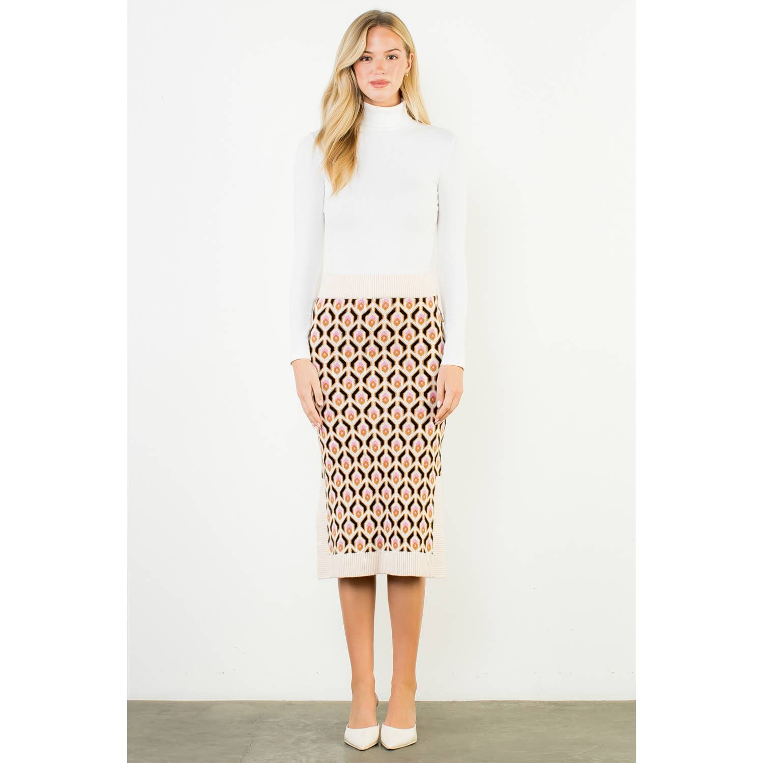 Retro Vibes Midi Skirt