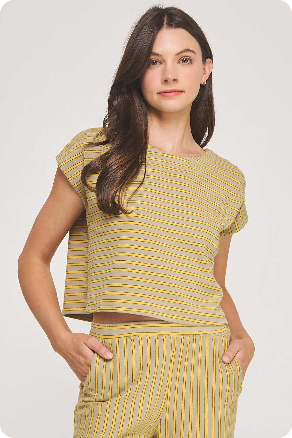 Striped Knit Top