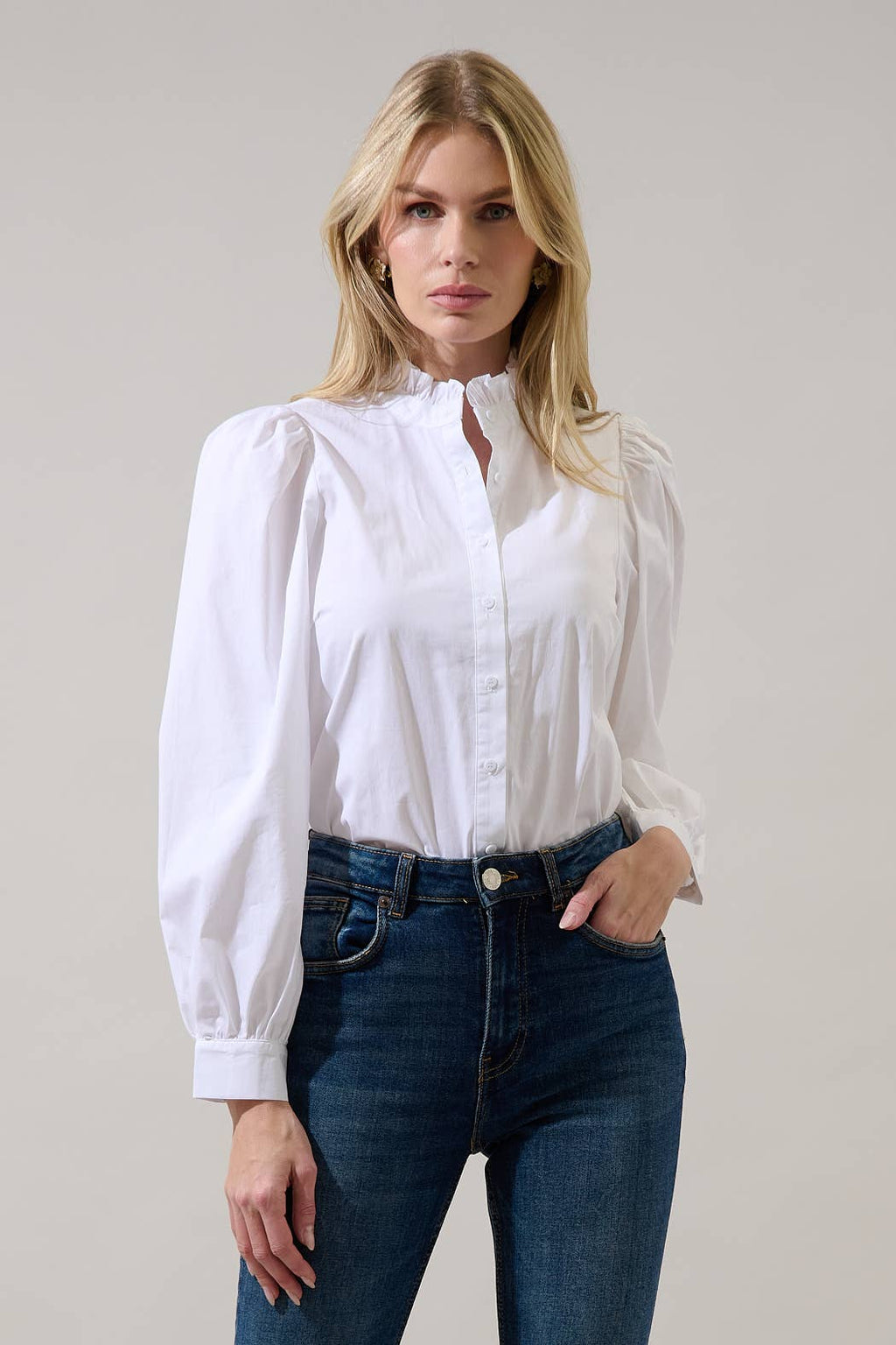 Classic White Button Down