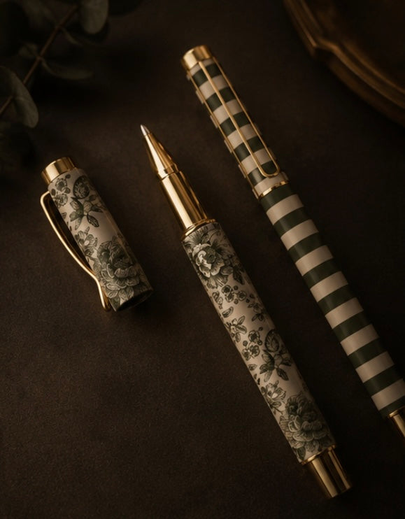 Exhibit 005: Investigator's Metal Pen Set - Green