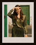 Evergreen Graft Satin Top