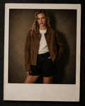 Suede Collared Jacket