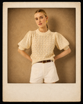 Gail Cotton Top - Ivory
