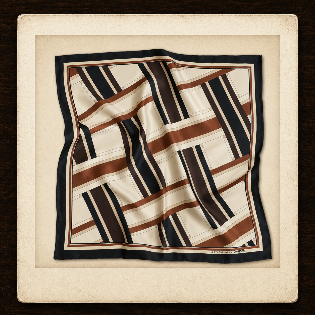 Exhibit 010: Archive Silk Scarf