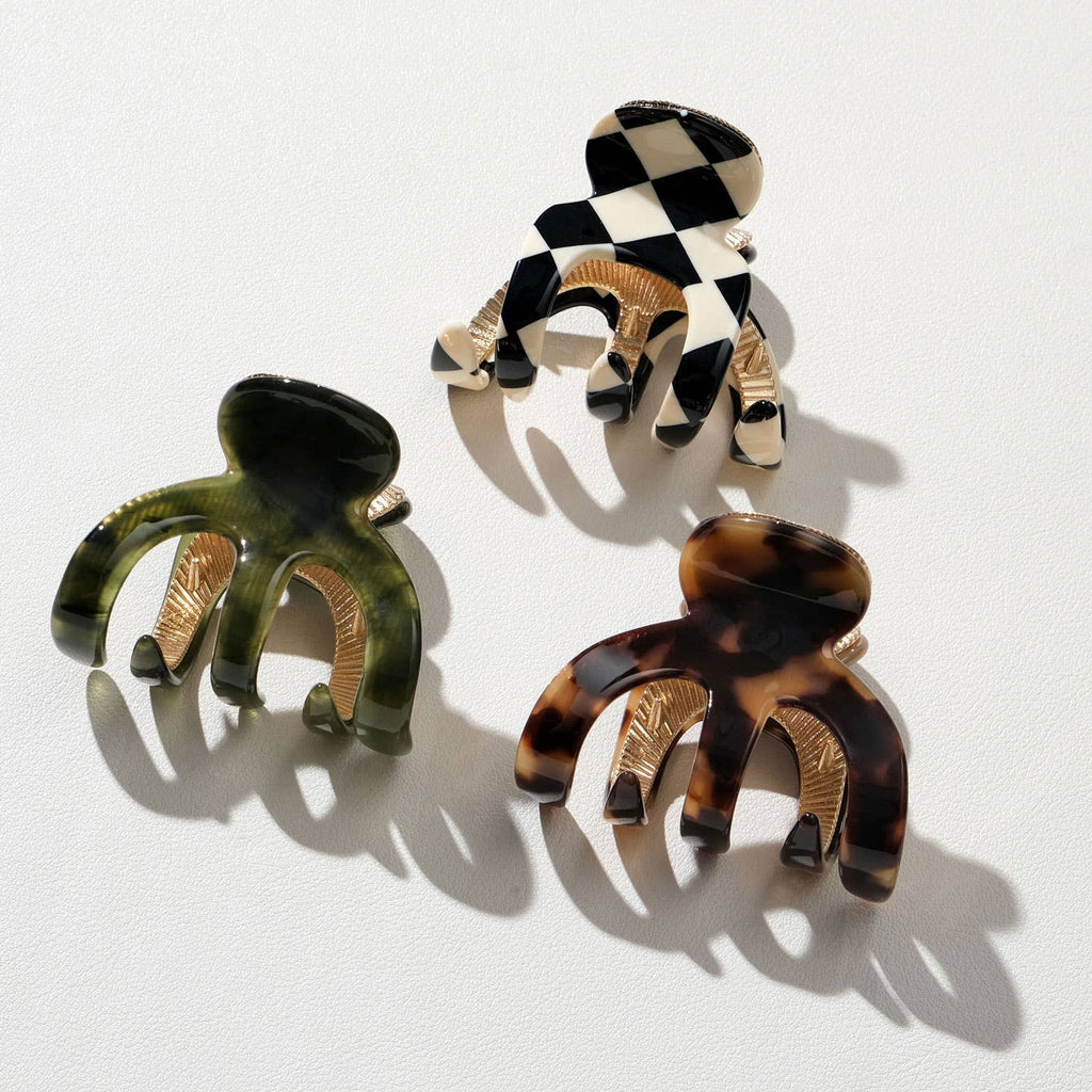 Exhibit 007: Vintage-Inspired Small Claw Clip