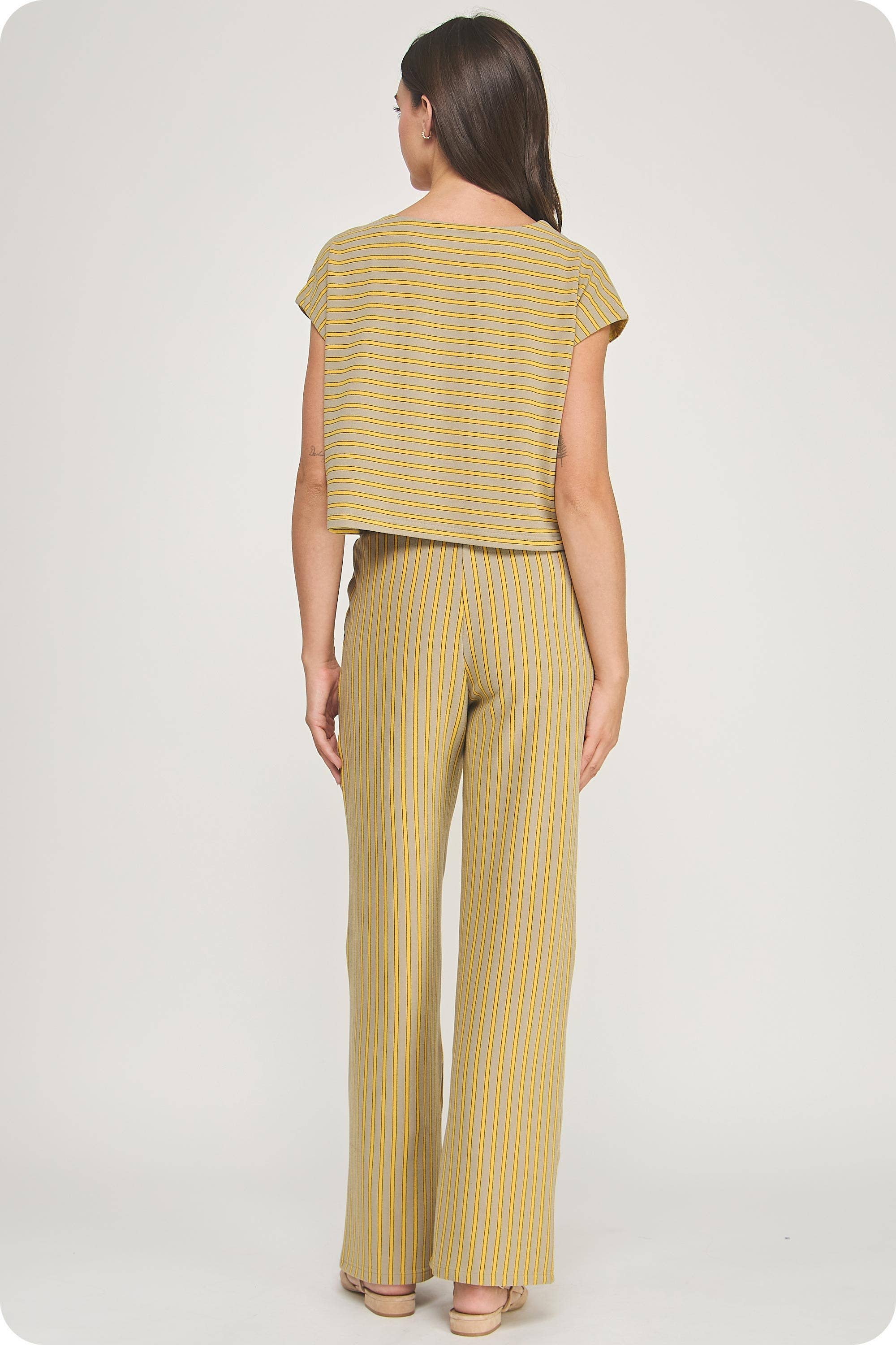 Striped Knit Pants