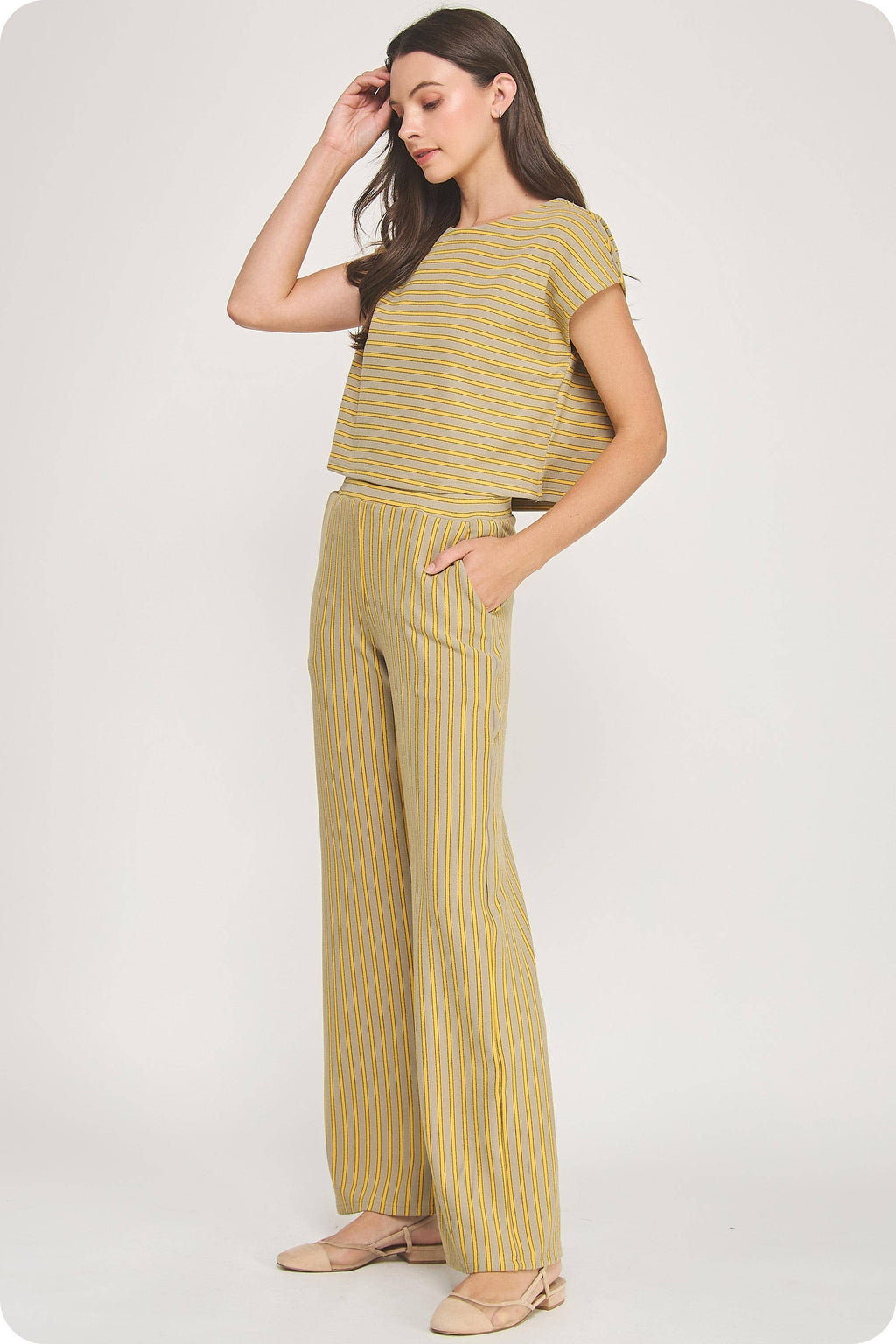 Striped Knit Top